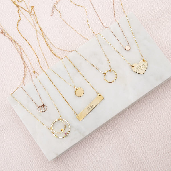 Dogeared Karma Gold Dipped Necklace