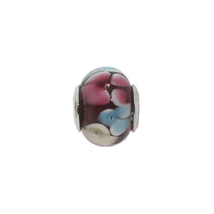 Red Bouquet Glass Oriana Bead  - Clearance Final Sale