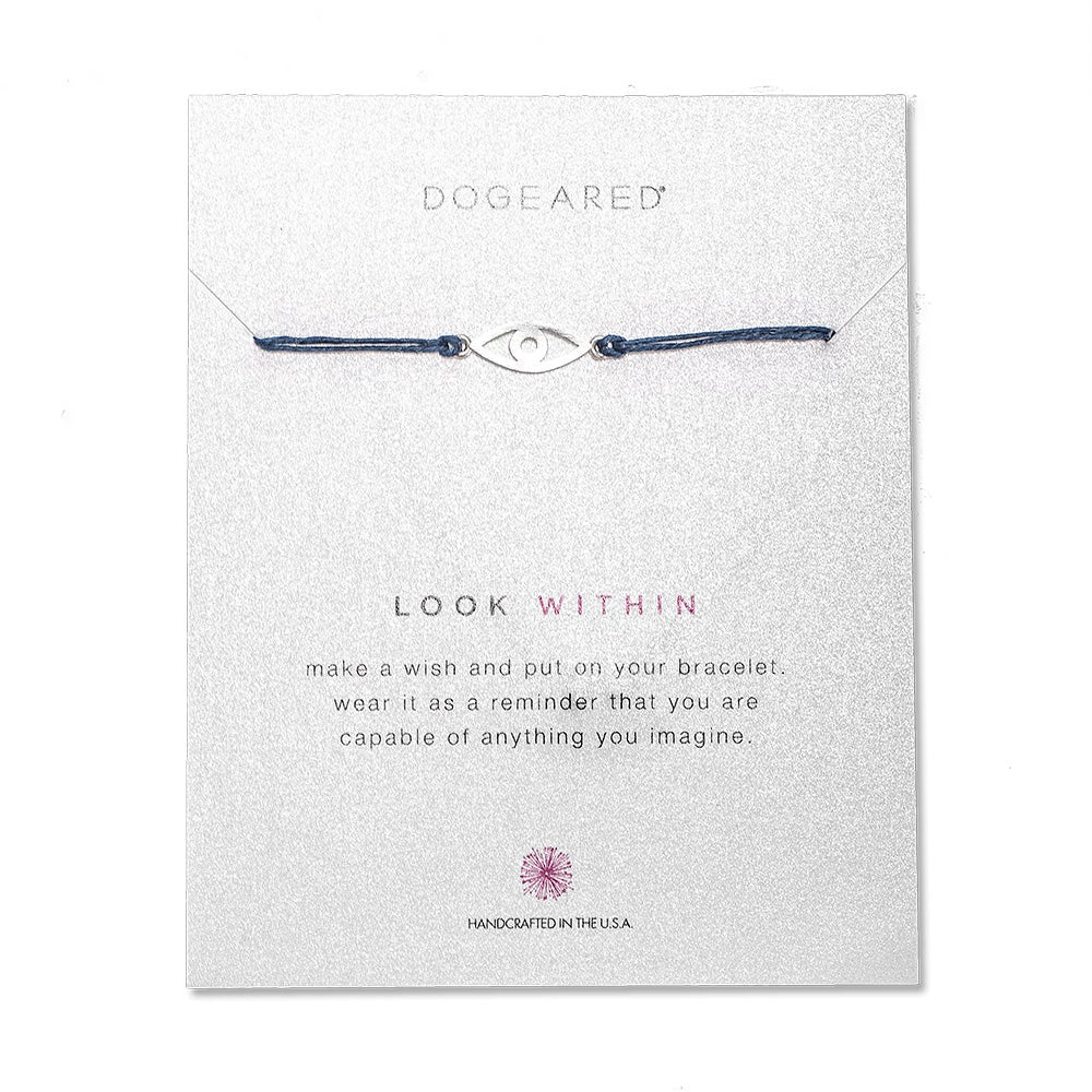 Dogeared Look Within Irish Linen Bracelet - Clearance Final Sale