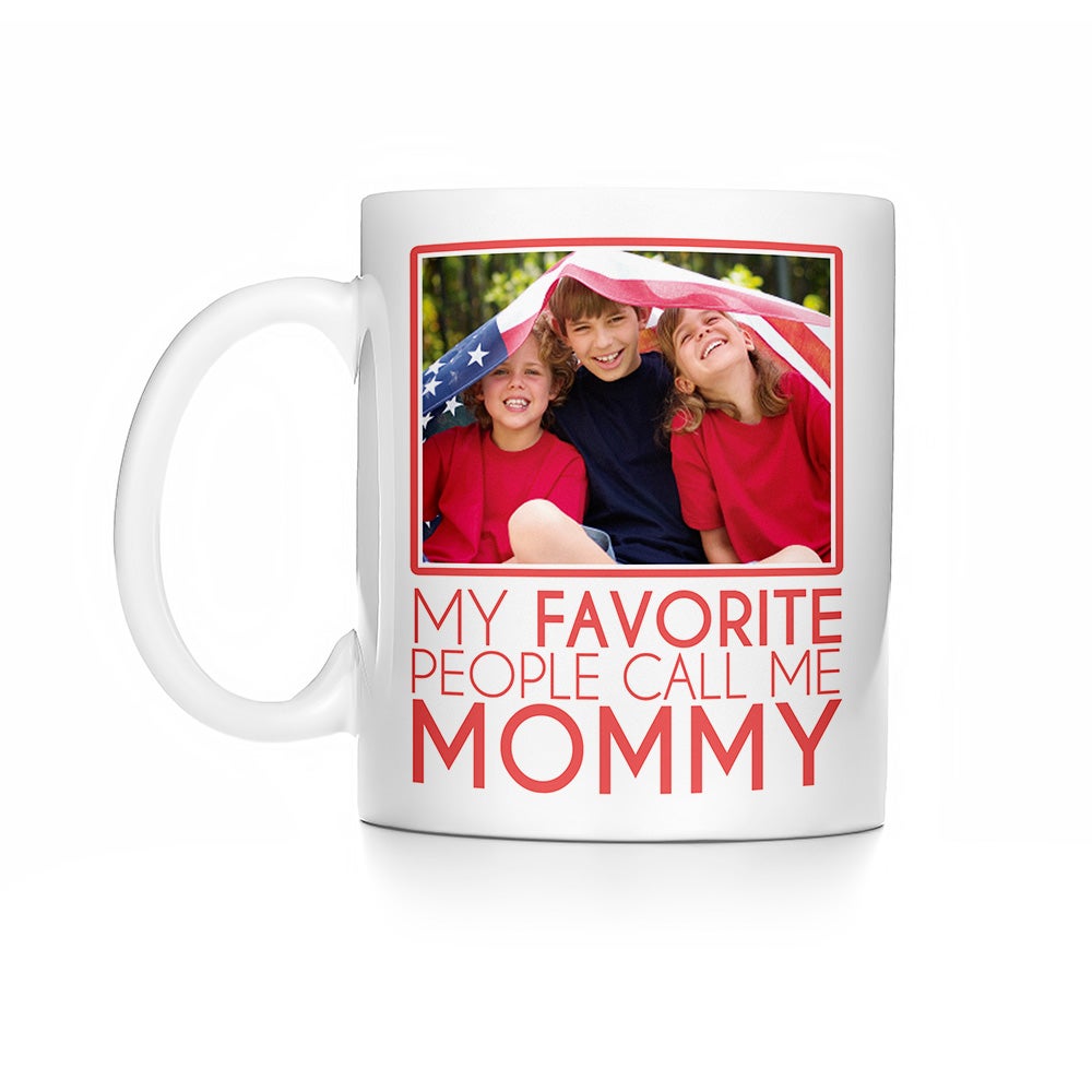 Personalized My Favorite People Call Me Mommy Photo Mug
