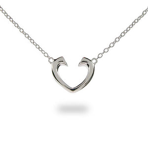Sterling Silver Tenderness Heart Pendant - Clearance Final Sale
