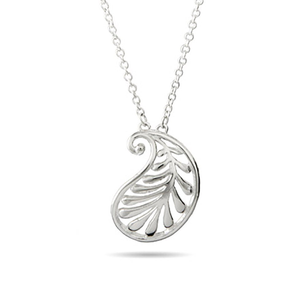 Small Sterling Silver Palm Pendant - Clearance Final Sale